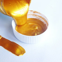 Load image into Gallery viewer, 60ml Gold Paint Metallic acrylic paint,waterproof not faded for Statuary Coloring DIY hand clothes painted graffiti Pigments