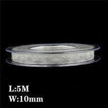 Load image into Gallery viewer, 5Meters 10mm 15mm 25mm Christmas Ribbons Decoration Wedding Gift Wrapping Organza Silk Satin Ribbon Printed Bow for Crafts DIY