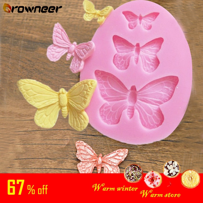 3-in-1 Butterfly Silicone Mold